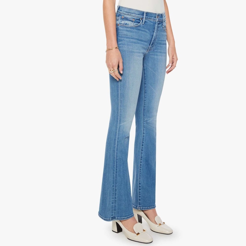 MOTHER Light Blue Flare Jeans